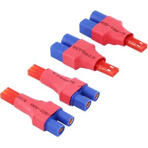 4pcs JST to EC3 Male Female RC Connector Adapter(E89-4)