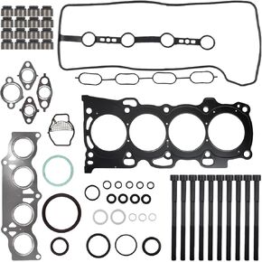 HS26232PT Head Gasket Set with Cylinder Head Bolts Kit Compatible with Toyota Camry Highlander Rav4 Solara 01-06, Engine Gasket Kit Fit for Scion TC 05-06, 2.4L L4 DOHC, Engine 2AZFE ES71183