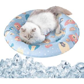 IDOLPET قطط كلب أليف بساط تبريد وسادة وسادة سرير صيفي بارد مريح ناعم للحيوانات الأليفة والكبار (قلوب، صغيرة) in Kuwait