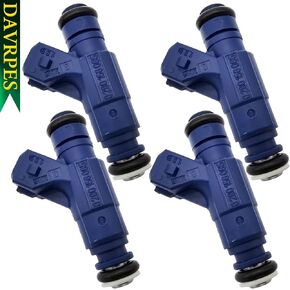 4PCS 0280156065 Fuel Injector 4 Holes Fuel Spray Nozzle Engine For Audi A4 01-06, A4 Quattro 01-05, Volkswagen Passat 00-05 1.8L I4 Replace#06B133551M｜852-12185｜FJ671｜85212185｜4G1655