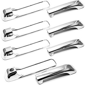 Chrome Side Door Handle Cover Trims Fit for 2009-2018 Dodge Ram 1500, 2010-2018 Dodge Ram 2500 3500