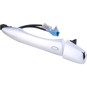 Front Right Passenger Side Exterior Door Handle, Outside Exterior Chrome Door Handle Compatible with Infiniti EX35 FX35 FX37 JX35 M35h M37 M56 QX50 QX56 2008-2017 Replaces 806401BA0A