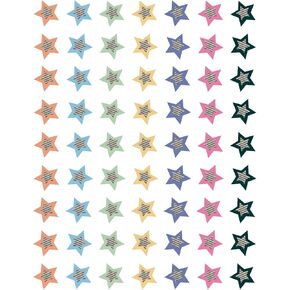 ملصقات صغيرة من Teacher Created Resources Home Sweet Classroom Stars، عبوة من 378 قطعة