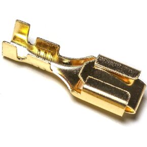 Male Female Spade Wire Connector Quick Splice Crimp Terminals Housing Box for Electrical Wiring Relay Car Audio Speaker Headlight Motorcycle (5 Sets, 6.3mm 6 Ways Male&Female Housing)