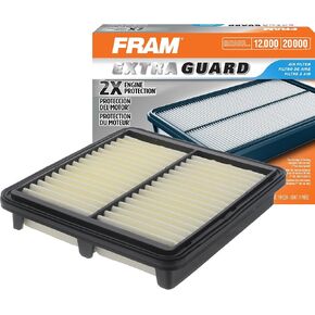 FRAM Extra Guard Rectangular Panel Engine Air Filter Replacement, Easy Install w/Advanced Engine Protection and Optimal Performance, CA12088