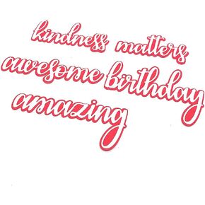 KSCRAFT Kindness Matters Shadow Words Metal Cutting Dies Stencils for DIY Scrapbooking/Photo Album Decorative Embossing DIY Paper Cards
