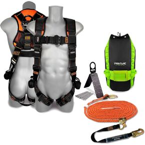 Frontline Combat™ Roofers Kits (RK110V50) Includes Combat harness, anchor, lifeline, and duffel bag. Safety-compliant and convenient. Enhance roofing safety instantly (RK110V50)