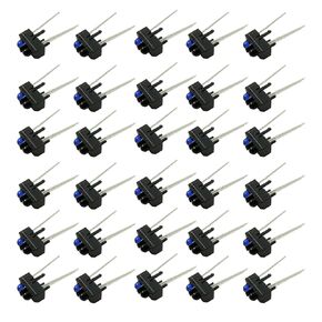 TCRT5000 Photoelectric Sensors Reflective Optical Sensor with Transistor Output Infrared 950nm 5V 3A for Tracking and Obstacle Avoidance Car (Pack of 30PCS)