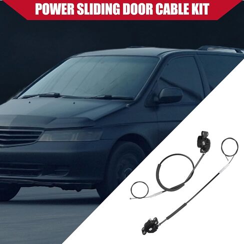 كابل باب منزلق يسار/طاقة لسيارة Honda Odyssey 2005-2010 / متين/مطاط / مجموعة واحدة/أسود in Saudi Arabia