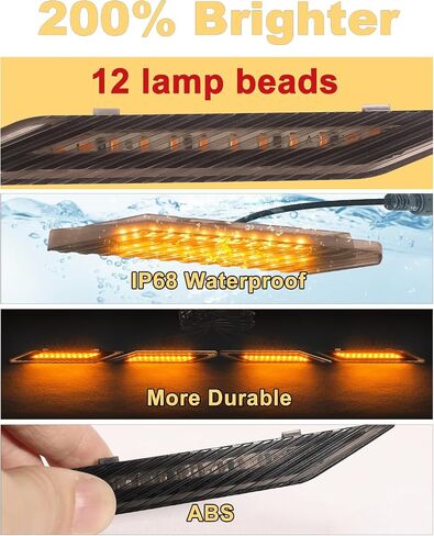 LED Grill Lights for 2024 2023 2022 2021 2020 Toyota Highlander Front Grille Raptor Lights Highlander Accessories,White 4pcs in Saudi Arabia