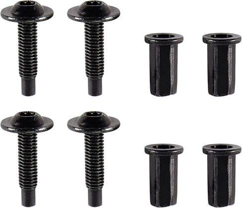 Tailgate Molding Cap Hardware Kits - Tailgate Cover Cap 4 Screw Bolts and 4 Nuts Hardware Compatible with 2007-2013 C-hevrolet G-MC Silverado Sierra and More in Saudi Arabia