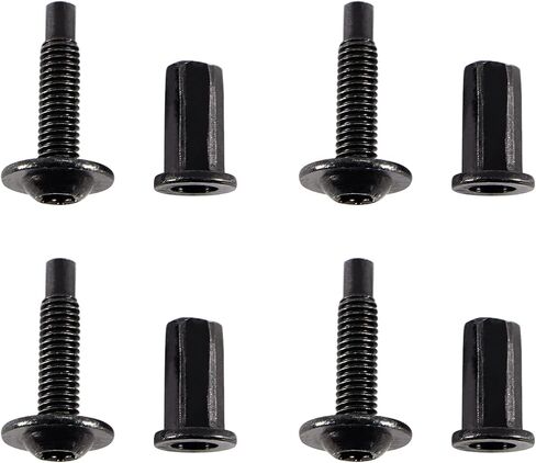 Tailgate Molding Cap Hardware Kits - Tailgate Cover Cap 4 Screw Bolts and 4 Nuts Hardware Compatible with 2007-2013 C-hevrolet G-MC Silverado Sierra and More in Saudi Arabia