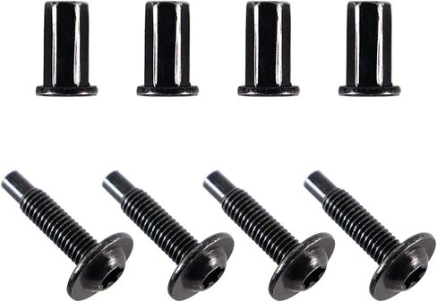 Tailgate Molding Cap Hardware Kits - Tailgate Cover Cap 4 Screw Bolts and 4 Nuts Hardware Compatible with 2007-2013 C-hevrolet G-MC Silverado Sierra and More in Saudi Arabia