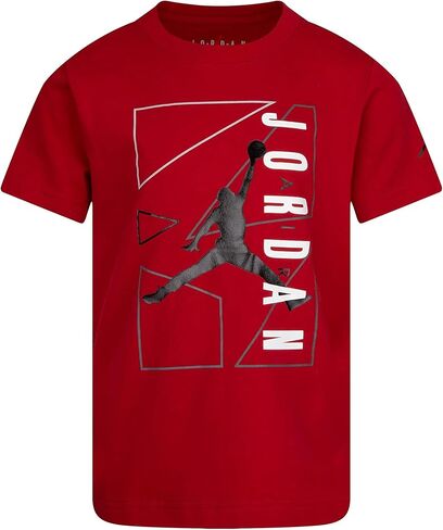 تي شيرت Jordan للأولاد برسومات Air (للأطفال الصغار) باللون الأحمر 6 (للأطفال الصغار) in Saudi Arabia