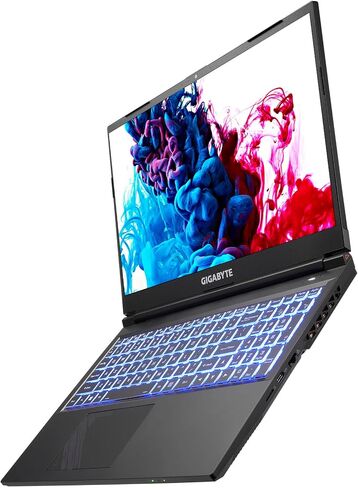 كمبيوتر محمول للألعاب GIGABYTE G5 KF5 مقاس 15.6 بوصة 144 هرتز FHD، الجيل الثاني عشر Intel 10-Core i7-12650H، GeForce RTX 4060 8GB، 32GB DDR5 RAM، 2TB PCIe SSD، WiFi 6، BT 5.2، لوحة مفاتيح بإضاءة خلفية، Windows 11، Ti-chang in Saudi Arabia