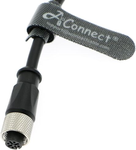 M12 A Code 4 Pin Female Straight Connector Aviation Socket Electrical Cable for Industrial Camera 10M/32.8Ft in Saudi Arabia