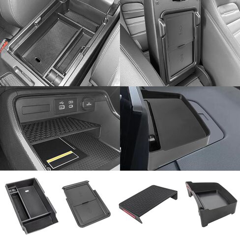 Center Console Organizer Compatible with 2023 2024 Honda CR-V CRV Armrest Storage Box Armrest Hidden Tray Dash Storage Box Middle Insert Tray Interior Accessories-ONLY Fit 9-In Display Screen in Saudi Arabia