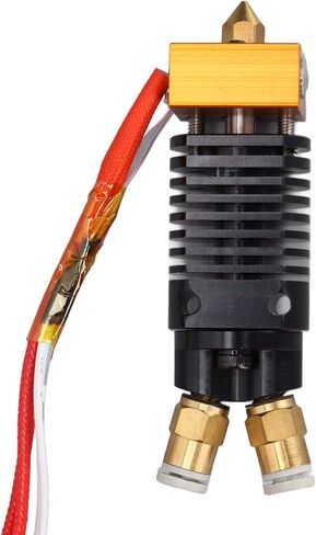 Cuifati 3D مجمعة الطارد Hotend، 2 في 1 مجموعة Hotend، لـ Ender 3 لـ CR10S Pro Hotend، طارد طابعة ثلاثية الأبعاد مع مسامير غطاء سيليكون، تبديد جيد للحرارة (12 فولت) in Saudi Arabia
