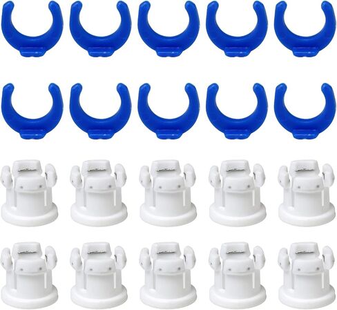 Bowden Tube Coupling Collet and Clamp FMHXG 10 Set Blue Pipe Horse Clips for 3D Printer Parts Coupling Accessory Fixed 6mm Tube, Fixed Bowden Tube Clamp in Saudi Arabia