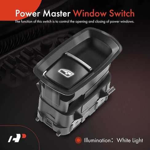 A-Premium Power Window Switch Compatible with Porsche 911 2012 2013 2014 2016, Cayenne 2011-2016, Compatible with Panamera 2010-2016, Front or Rear, Replace# 7PP959855CDML in Saudi Arabia