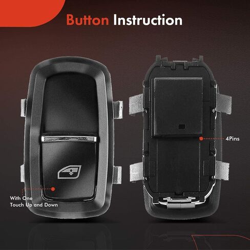 A-Premium Power Window Switch Compatible with Porsche 911 2012 2013 2014 2016, Cayenne 2011-2016, Compatible with Panamera 2010-2016, Front or Rear, Replace# 7PP959855CDML in Saudi Arabia