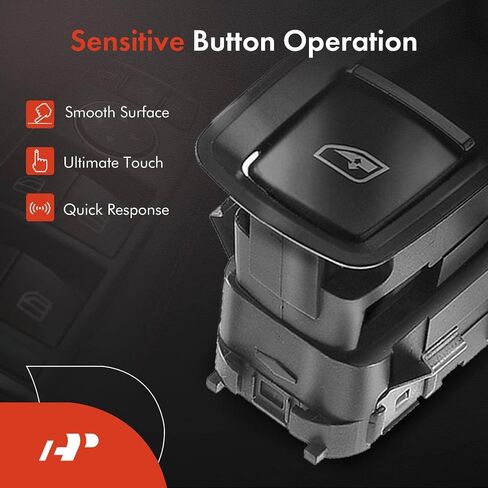 A-Premium Power Window Switch Compatible with Porsche 911 2012 2013 2014 2016, Cayenne 2011-2016, Compatible with Panamera 2010-2016, Front or Rear, Replace# 7PP959855CDML in Saudi Arabia