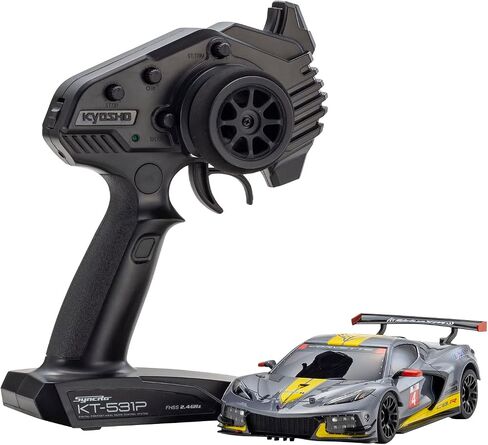 京商(Kyosyo) Kyosho MR-03 Mini-Z RWD ReadySet مع كورفيت C8.R (Gun Metal) in Kuwait
