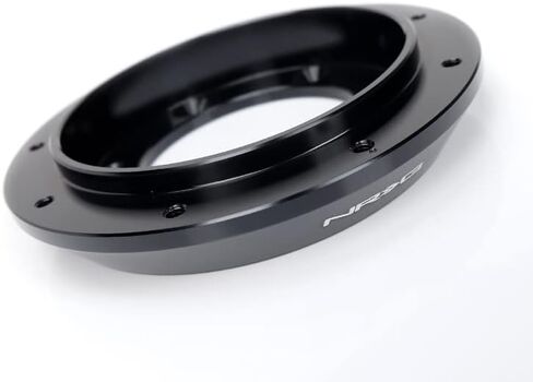 NRG Innovations NRG-SRK-69BK Steering Wheel Quick Release 6x70 Bolt Patterns, 6 Hole to 9 Hole Steering Wheel Adapter in Saudi Arabia