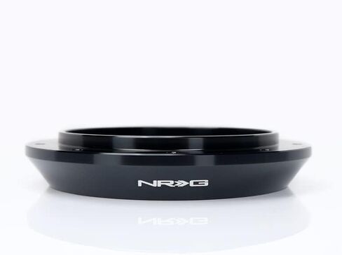 NRG Innovations NRG-SRK-69BK Steering Wheel Quick Release 6x70 Bolt Patterns, 6 Hole to 9 Hole Steering Wheel Adapter in Saudi Arabia