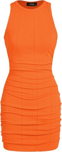 CIDER Ruched Knit Sleeveless Mini Dress in Saudi Arabia