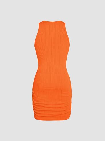 CIDER Ruched Knit Sleeveless Mini Dress in Saudi Arabia