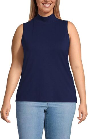 Lands' End Women's Lightweight Jersey Mock in Saudi Arabia