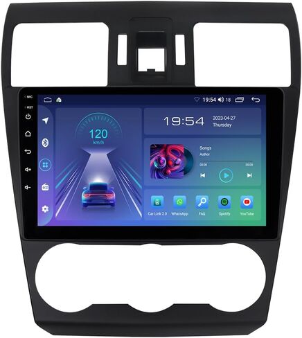 راديو ستيريو للسيارة ASURE لسيارة Subaru Forester 2013-2015، Subaru Impreza 2012-2014، 4Core 2G+32G نظام Android وحدة ملاحة GPS مع Carplay اللاسلكي، Android Auto، 1280x800 9 بوصة تعمل باللمس الوسائط المتعددة in Kuwait