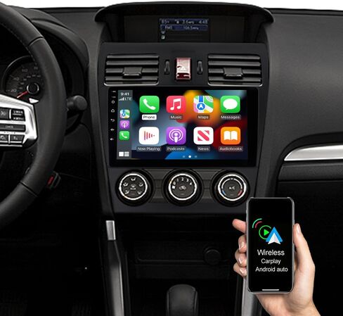 راديو ستيريو للسيارة ASURE لسيارة Subaru Forester 2013-2015، Subaru Impreza 2012-2014، 4Core 2G+32G نظام Android وحدة ملاحة GPS مع Carplay اللاسلكي، Android Auto، 1280x800 9 بوصة تعمل باللمس الوسائط المتعددة in Kuwait