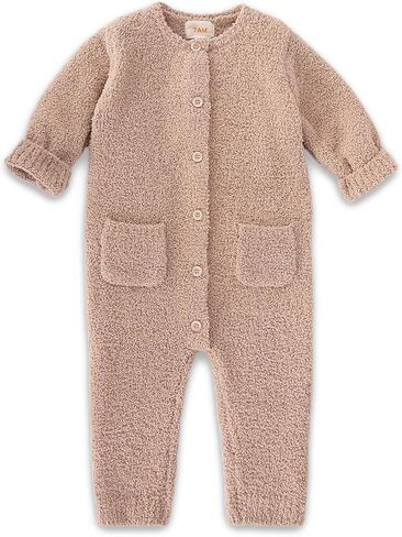 7AM Infant Romper Long Sleeve - Toddler Romper Jumpsuits for Baby Boy & Girl, Round Neck One Piece Outfit | Fuzzy & Comfywear in Kuwait