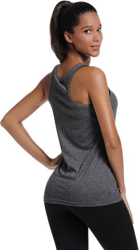 Tank Tops for Women-Womens Funny Saying Fitness Workout Racerback Tank Tops Sleeveless Shirts in Saudi Arabia