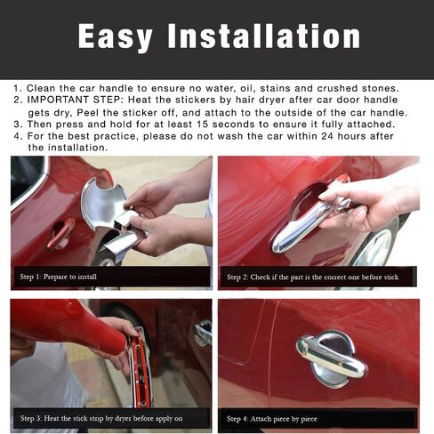 Chrome Plated Door Handle Cover Compatible with 2004-2014 Ford F-150 F150 2005-2008 Lincoln Mark LT (2 Doors with Key Pad No Passenger Keyhole) XG7701 in Kuwait