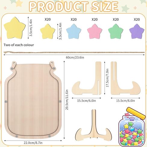 مخطط سلوكيات الأطفال من Star Reward Jars لأدوات إدارة الفصل الدراسي للأطفال الصغار in Kuwait