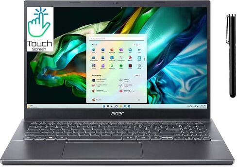 acer Aspire 5 Touch Slim Laptop Intel 10-Core i5 up to 4.4GHz 12GB RAM 512GB SSD 15.6in Full HD Iris Xe Graphics Web Cam WiFi HDMI Windows 11 (A515 - Renewed) in Saudi Arabia
