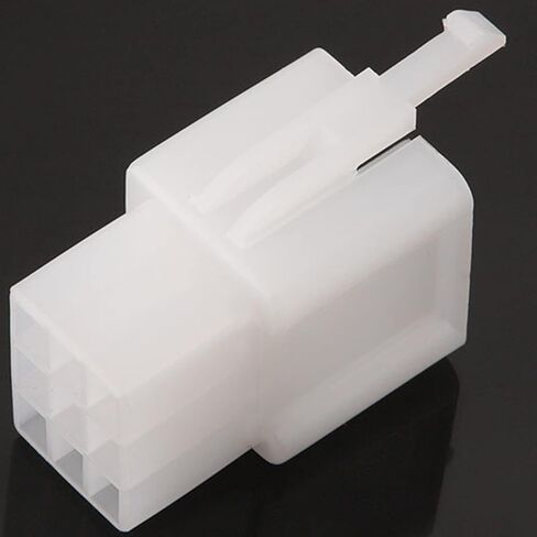 Male Female Spade Wire Connector Quick Splice Crimp Terminals Housing Box for Electrical Wiring Relay Car Audio Speaker Headlight Motorcycle (5 Sets, 6.3mm 6 Ways Male&Female Housing) in Saudi Arabia