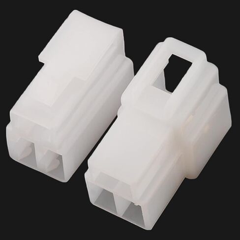Male Female Spade Wire Connector Quick Splice Crimp Terminals Housing Box for Electrical Wiring Relay Car Audio Speaker Headlight Motorcycle (5 Sets, 6.3mm 6 Ways Male&Female Housing) in Saudi Arabia