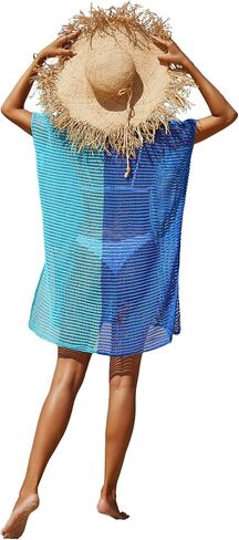 Spmor Women Summer Bathing Suit Cover Ups for Beach Pool Swimwear V Neck Crochet Dress in Saudi Arabia