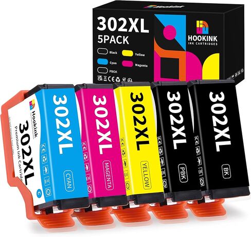 202XL Black Ink Cartridges 3-Pack Remanufactured Replacement for Epson 202 XL T202 T202XL Work for Expression Home XP-5100 XP5100 Workforce WF-2860 WF2860 Printer (High Capacity) in Saudi Arabia