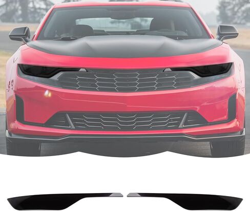 RT-TCZ Smoked Black Headlights Lamp Cover Guard Trim Decoration Accessories Compatible with Chevrolet Chevy Camaro 2019-2023 in Saudi Arabia