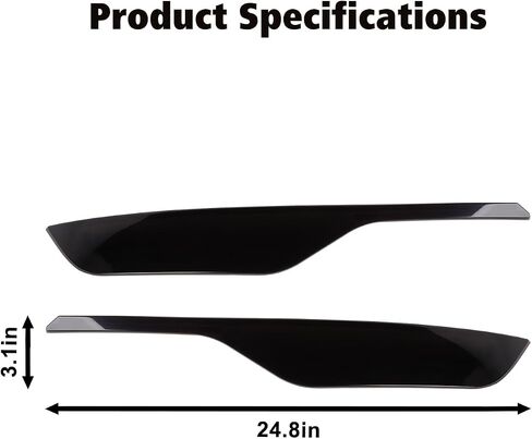 RT-TCZ Smoked Black Headlights Lamp Cover Guard Trim Decoration Accessories Compatible with Chevrolet Chevy Camaro 2019-2023 in Saudi Arabia