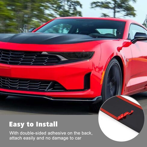 RT-TCZ Smoked Black Headlights Lamp Cover Guard Trim Decoration Accessories Compatible with Chevrolet Chevy Camaro 2019-2023 in Saudi Arabia