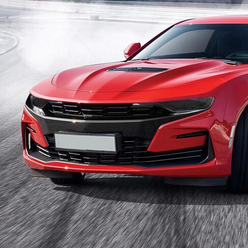 RT-TCZ Smoked Black Headlights Lamp Cover Guard Trim Decoration Accessories Compatible with Chevrolet Chevy Camaro 2019-2023 in Saudi Arabia