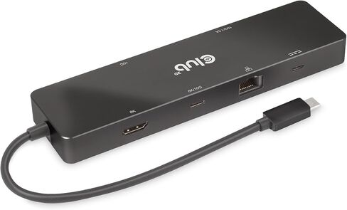 Club 3D CSV-1584 USB3.2 Gen2 Type-C، منصة محمولة 6 في 1 مزدوجة العرض مع USB Type-C فيديو 4K60 هرتز in Saudi Arabia