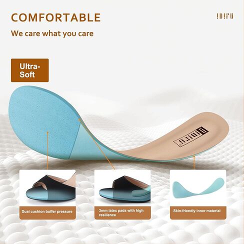 IDIFU Women's Candie-MI Peep Toe Low Block Heels Sandals Ankle Strap Comfy Chunky Wedding Dress Shoes in Kuwait