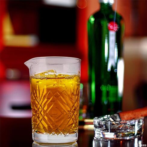 Jucoan 2 حزمة 24oz الكريستال كوكتيل خلط الزجاج، سميكة المرجحة أسفل كوكتيل اثارة الزجاج خلط إبريق للبار، أداة الملحقات النادل in Saudi Arabia